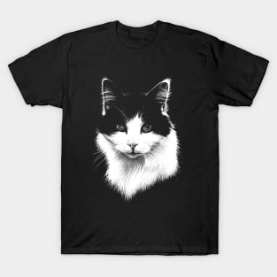 Cat / Risograph Artwork T-Shirt